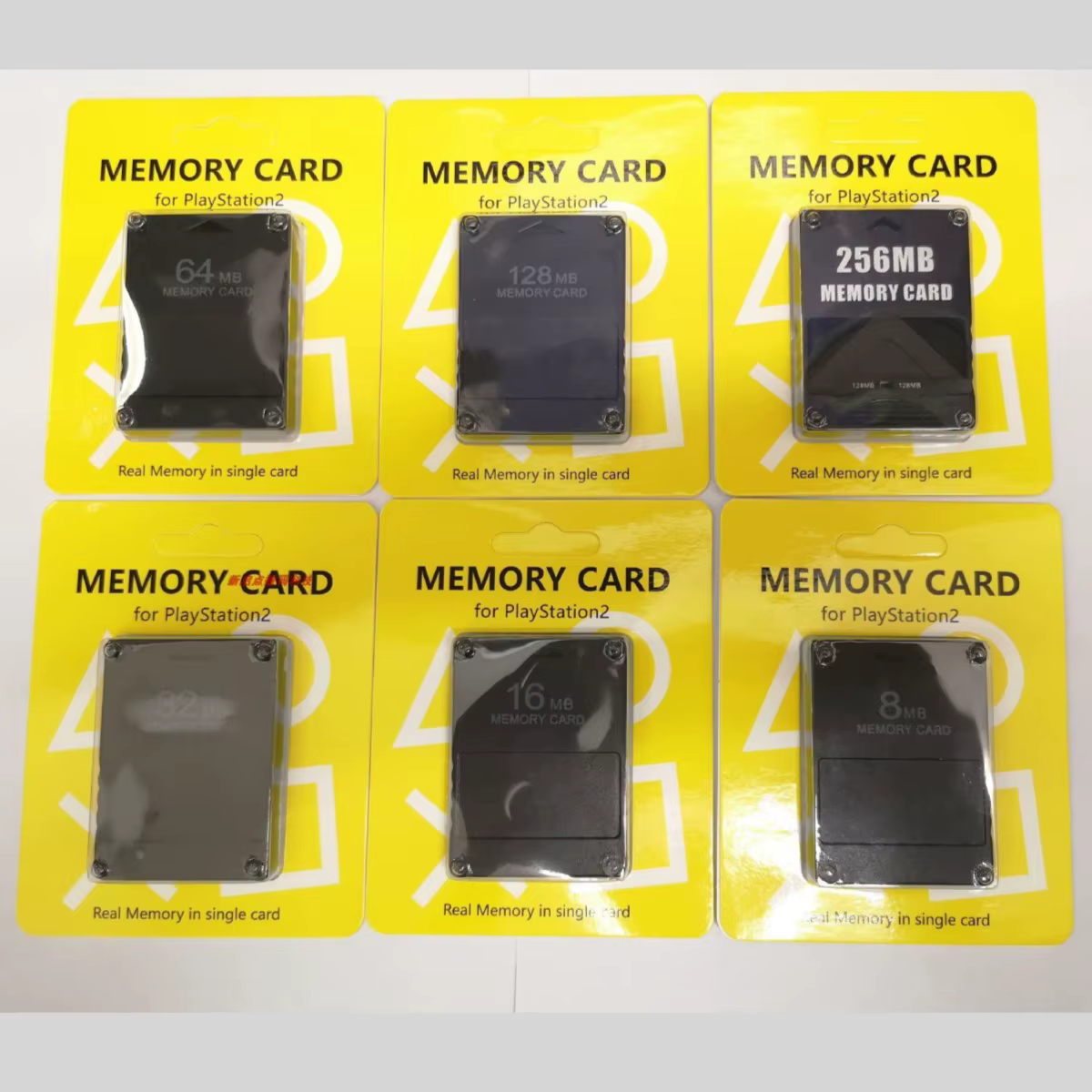 Carte mémoire Micro SD pour Sony Playstation PS2, carte mémoire noire, 64 Mo, 6 000 cartes, 10 pièces