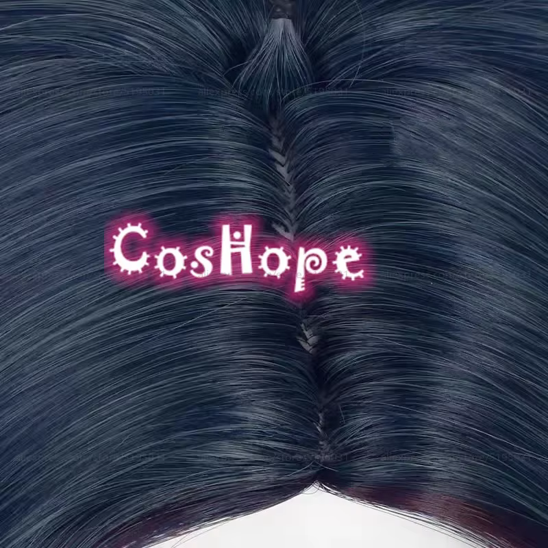 Perruque de Cosplay à lame 90cm de Long