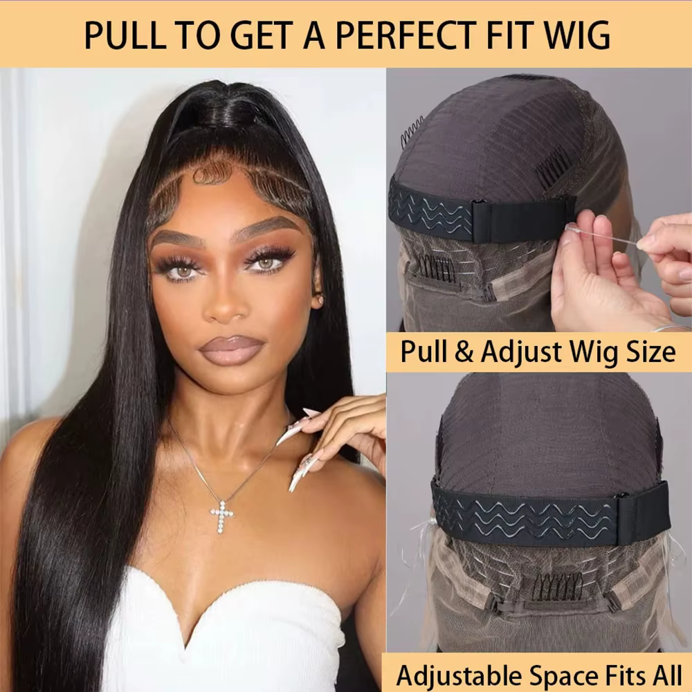 Perruque Lace Front Wig naturelle sans colle