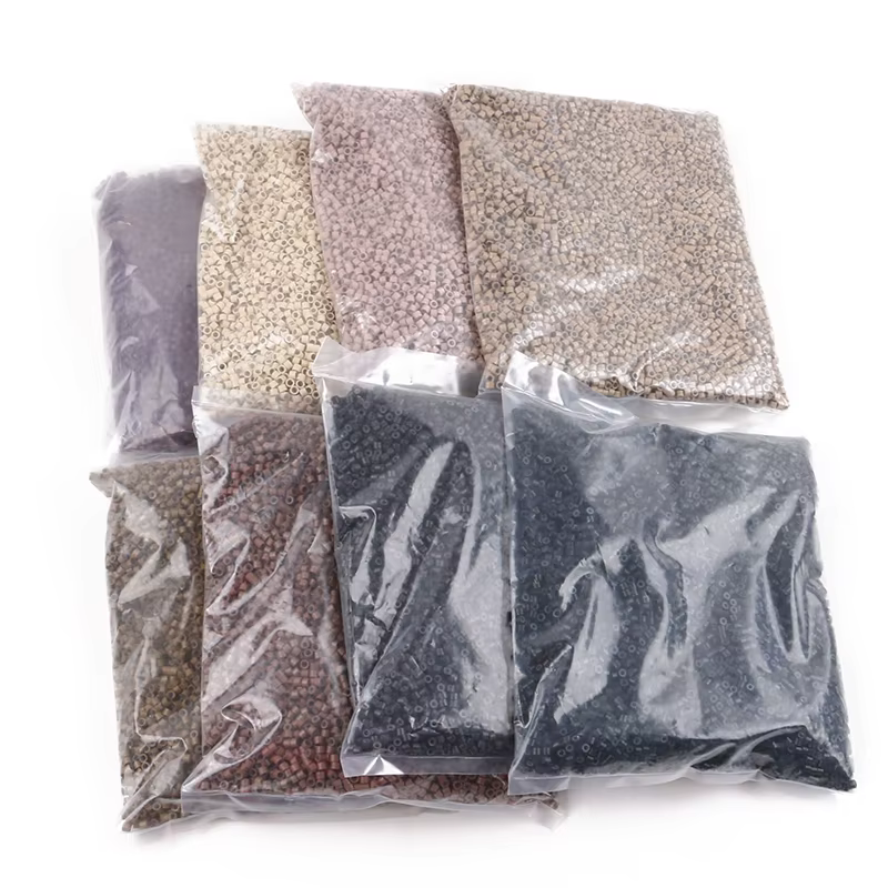 10 000 pièces/sac, micro-anneaux pour extensions de cheveux