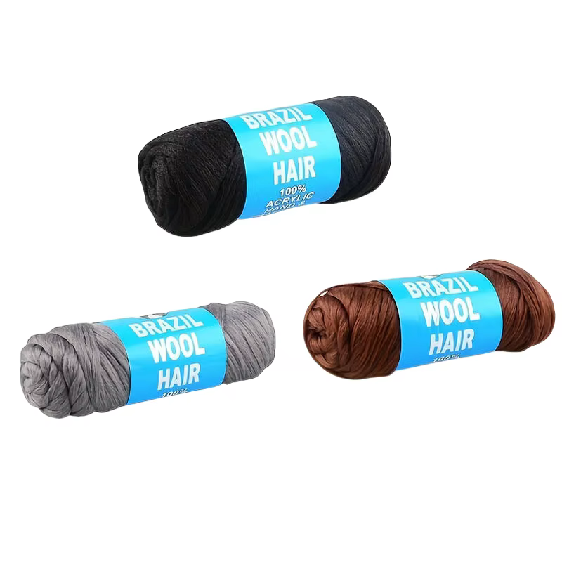 70g 1Pc Brésil laine brésilienne cheveux pour tressage désir pour fil