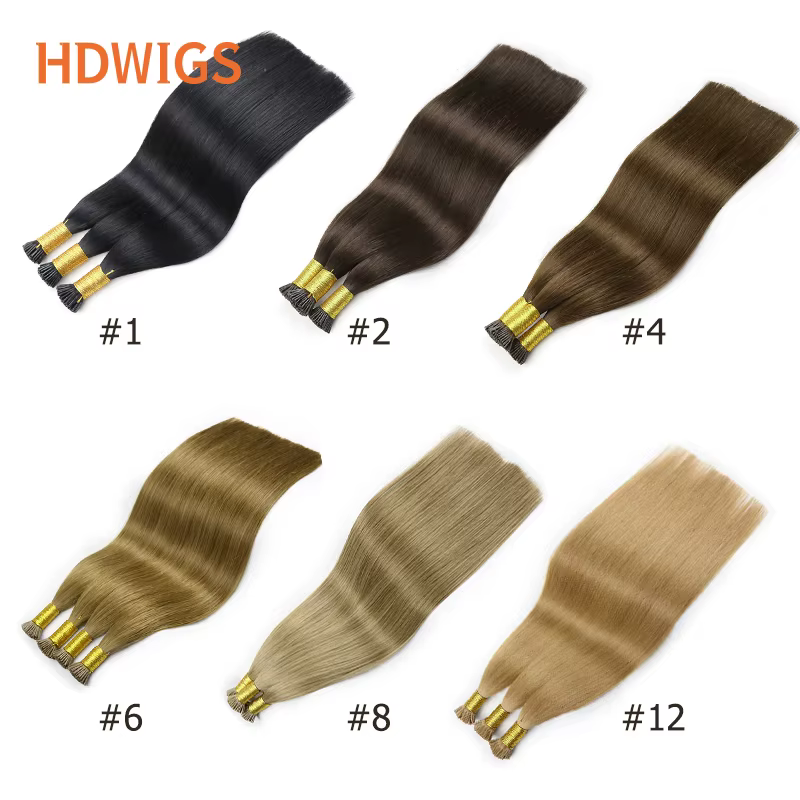 Extensions de cheveux humains ITIP lisses