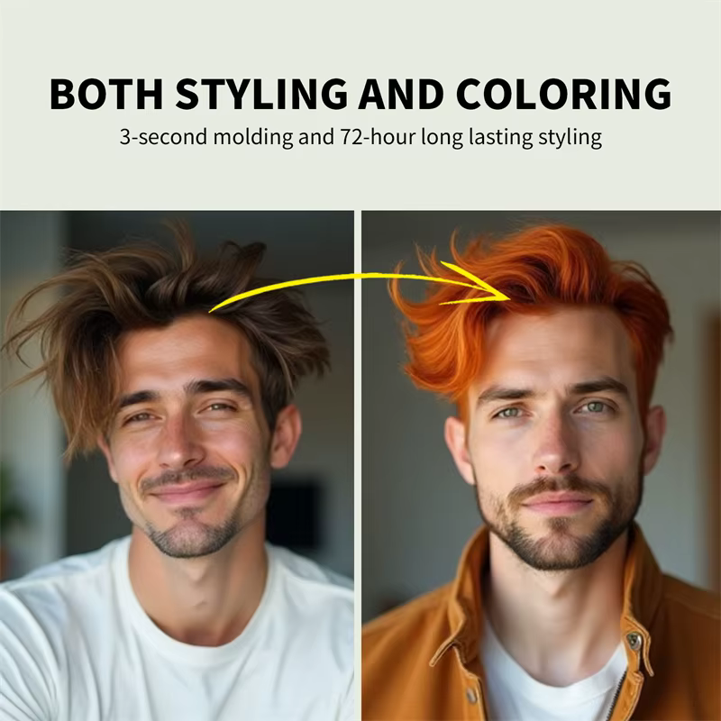 Cire de couleur de cheveux