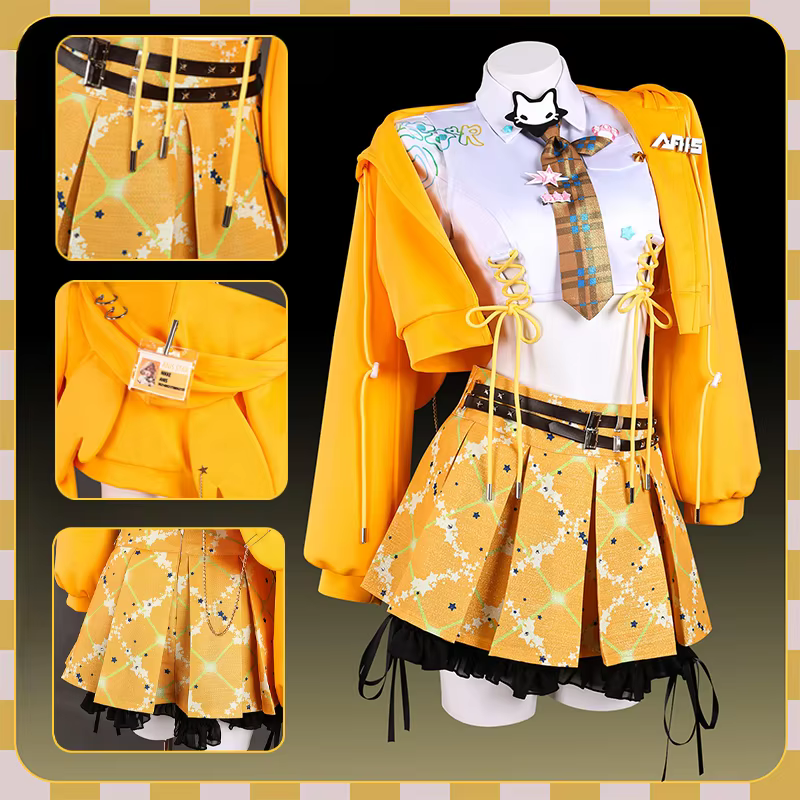 Jeu Nikke Anis Star's T.T. Perruque de Costume de Cosplay Star