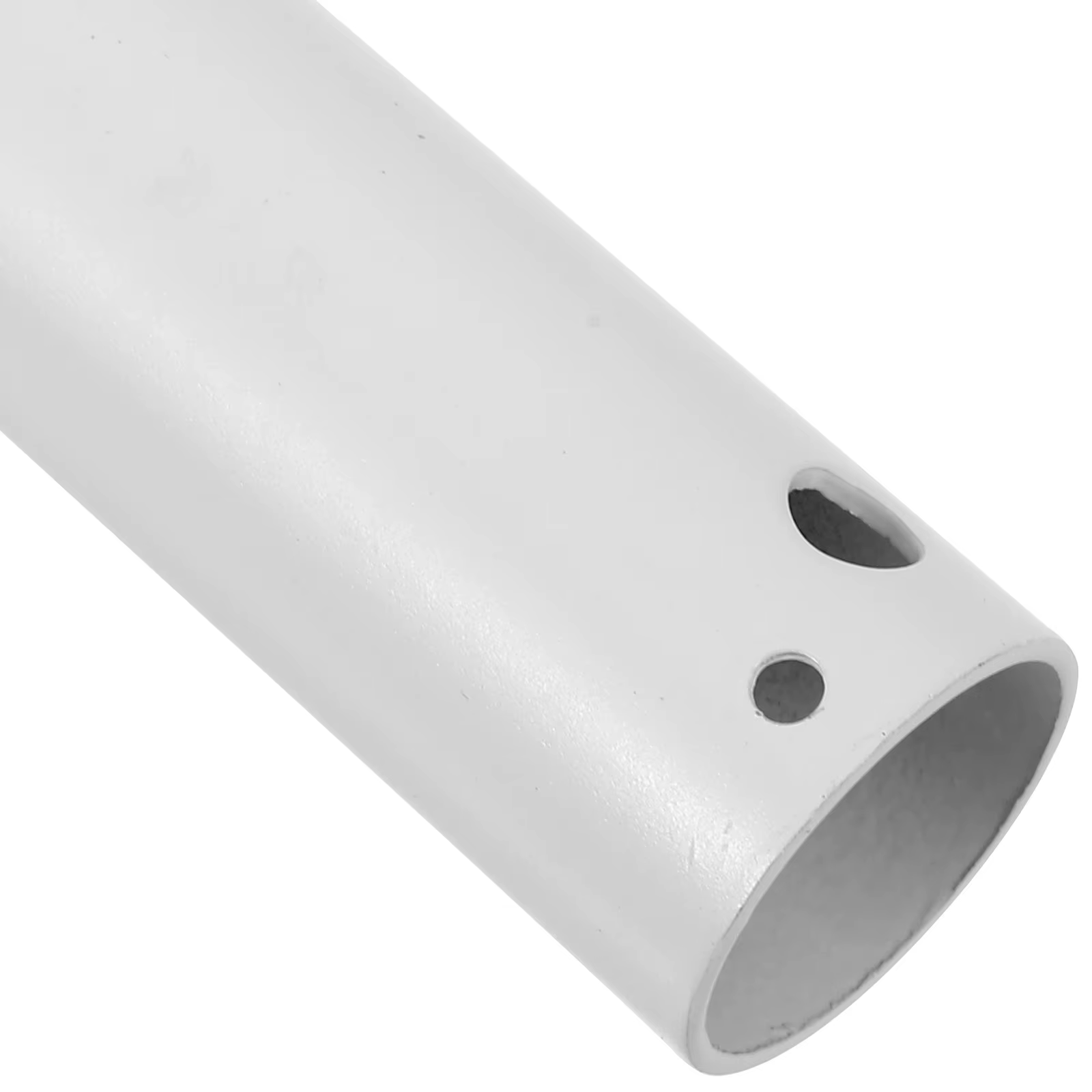 Extension de tige de ventilateur de plafond blanche de 10 cm, tige d'extension universelle de remplacement pour ventilateur, tige en métal durable pour l'amélioration de la maison