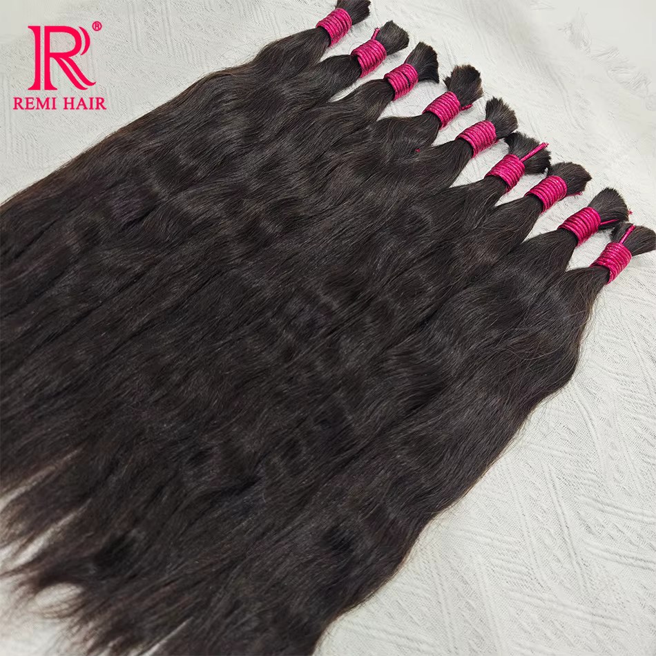 Cheveux naturels non traités 100% véritables en vrac
