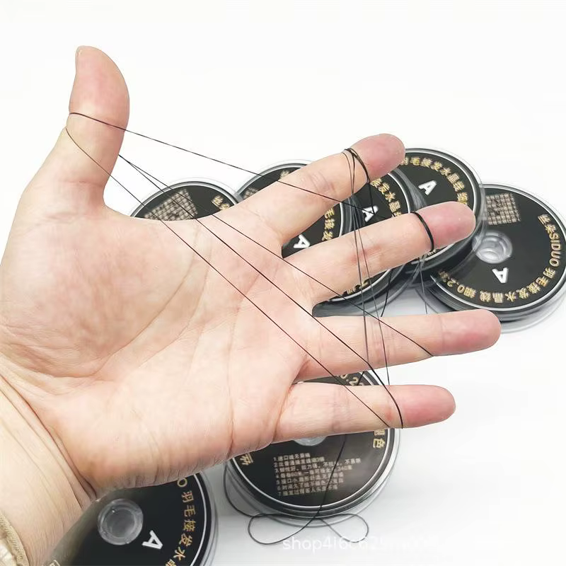1 Rouleau de 60M de Fil Élastique Transparent pour Salon
