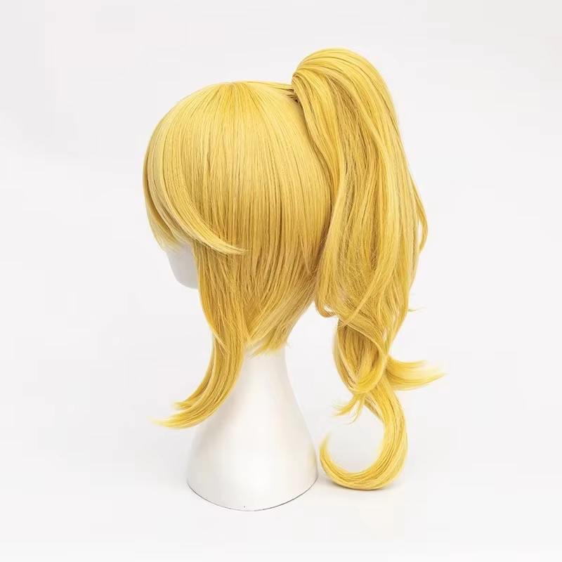 Perruques de Cosplay synthétiques Super Bowsette Kuppa Koopa Hime