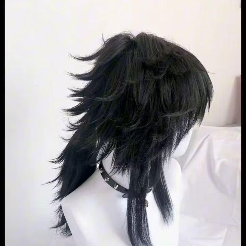 Perruque de Cosplay Demon Slayer Tomioka Giyuu