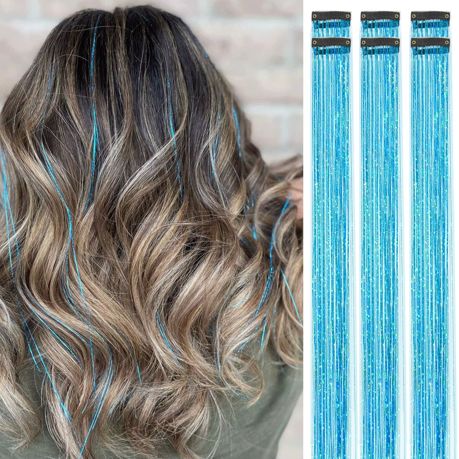 Pince à cheveux synthétique 6/12Pas