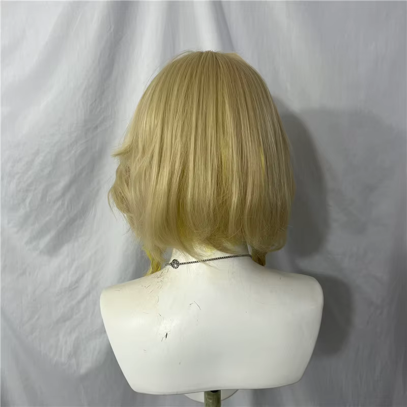 Style Aglaea Cos perruque bouclés Cosplay perruques Anime personnalisé