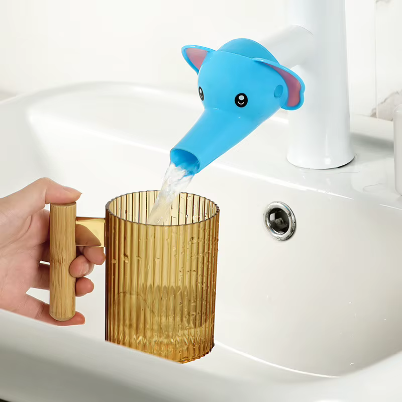 Extension de Lavage des Mains pour Enfant, Jouet en Forme de Canard, Dessin Animé, Éclaboussures d'Eau