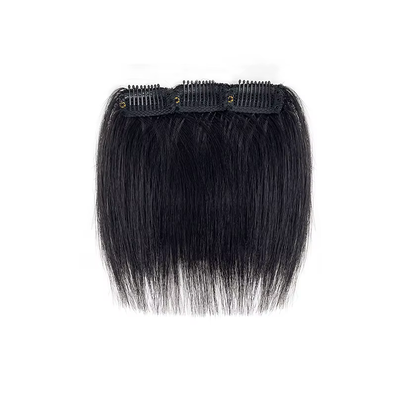 100% cheveux humains hommes 10cm