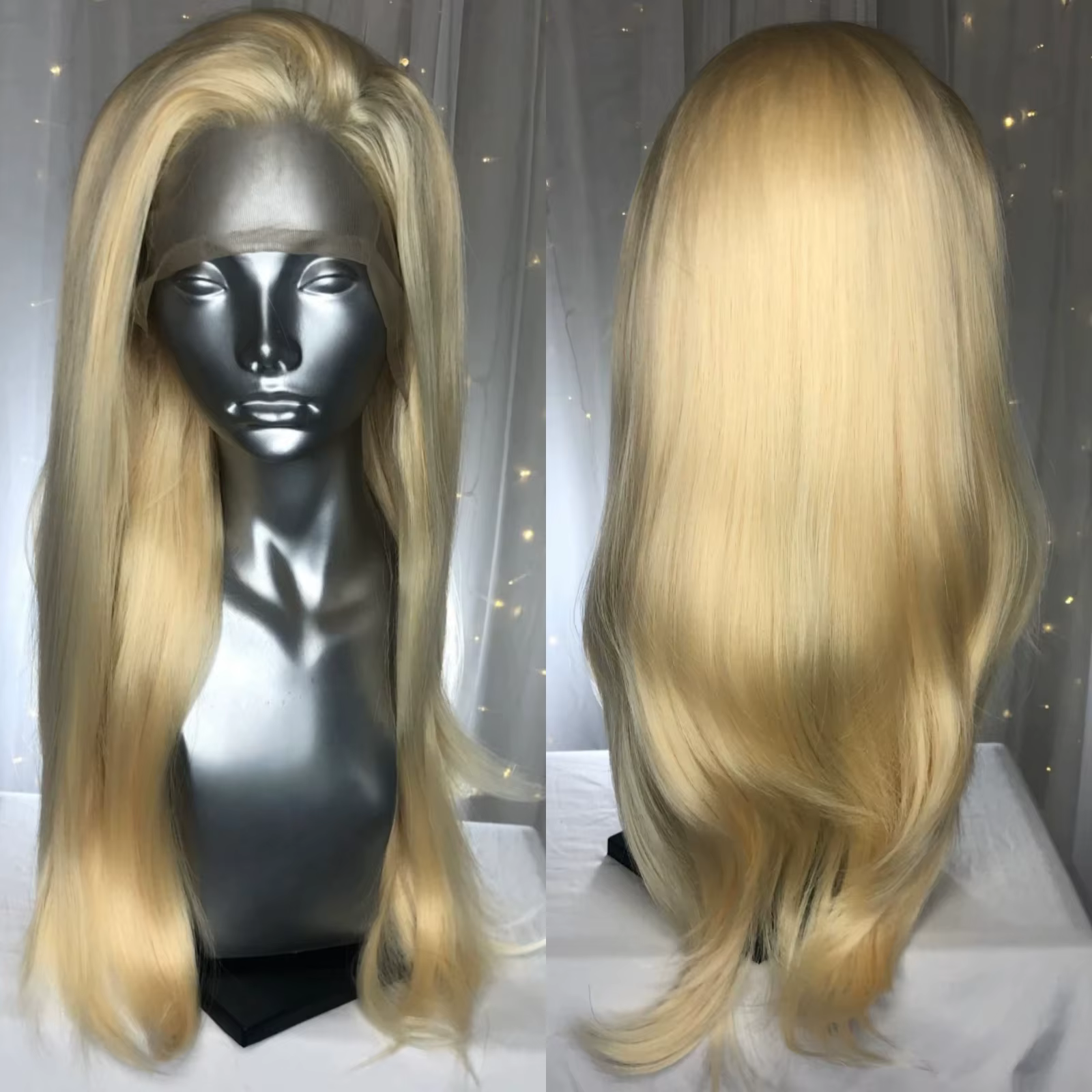 Perruque Lace Front Wig synthétique ondulée longue