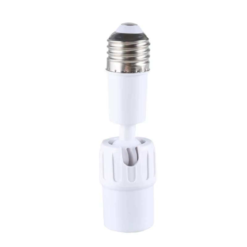Adaptateur d'extension de douille E27 à E27, Extension Flexible, convertisseur réglable pour lampe encastrée LED
