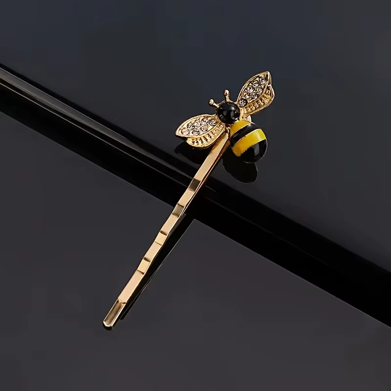 Ensemble de 4 pinces à cheveux abeille mignonnes et élégantes