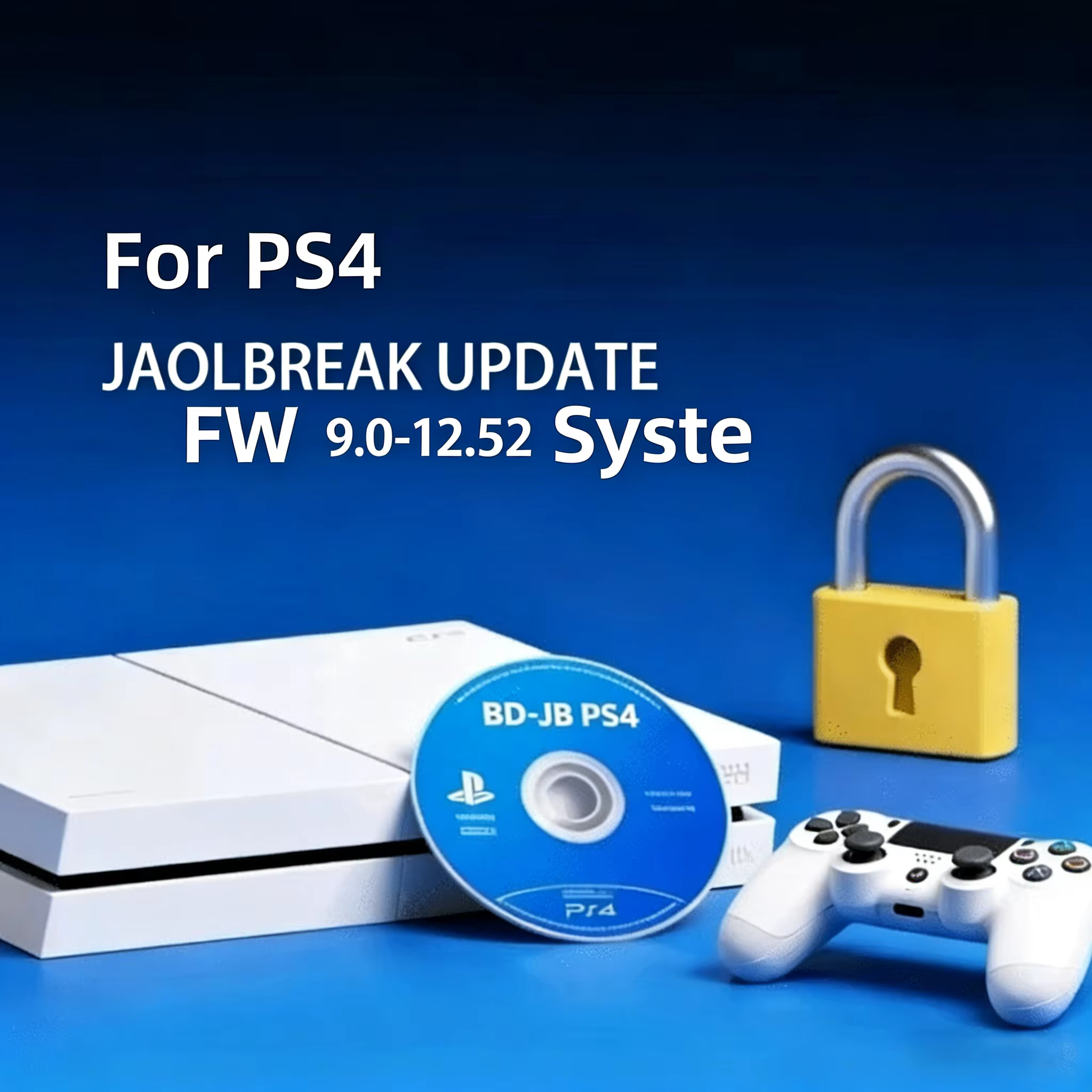 Ultimate PS4 tout-en-un Jailbreak Gold Disc Bootable éjection charge utile pour le micrologiciel 9.0-12.52 jeux de brassage à domicile et de sauvegarde Jailbreak Disc