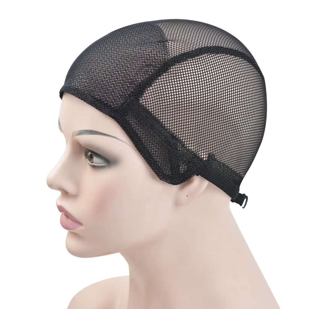Bonnets de perruque avant Double dentelle