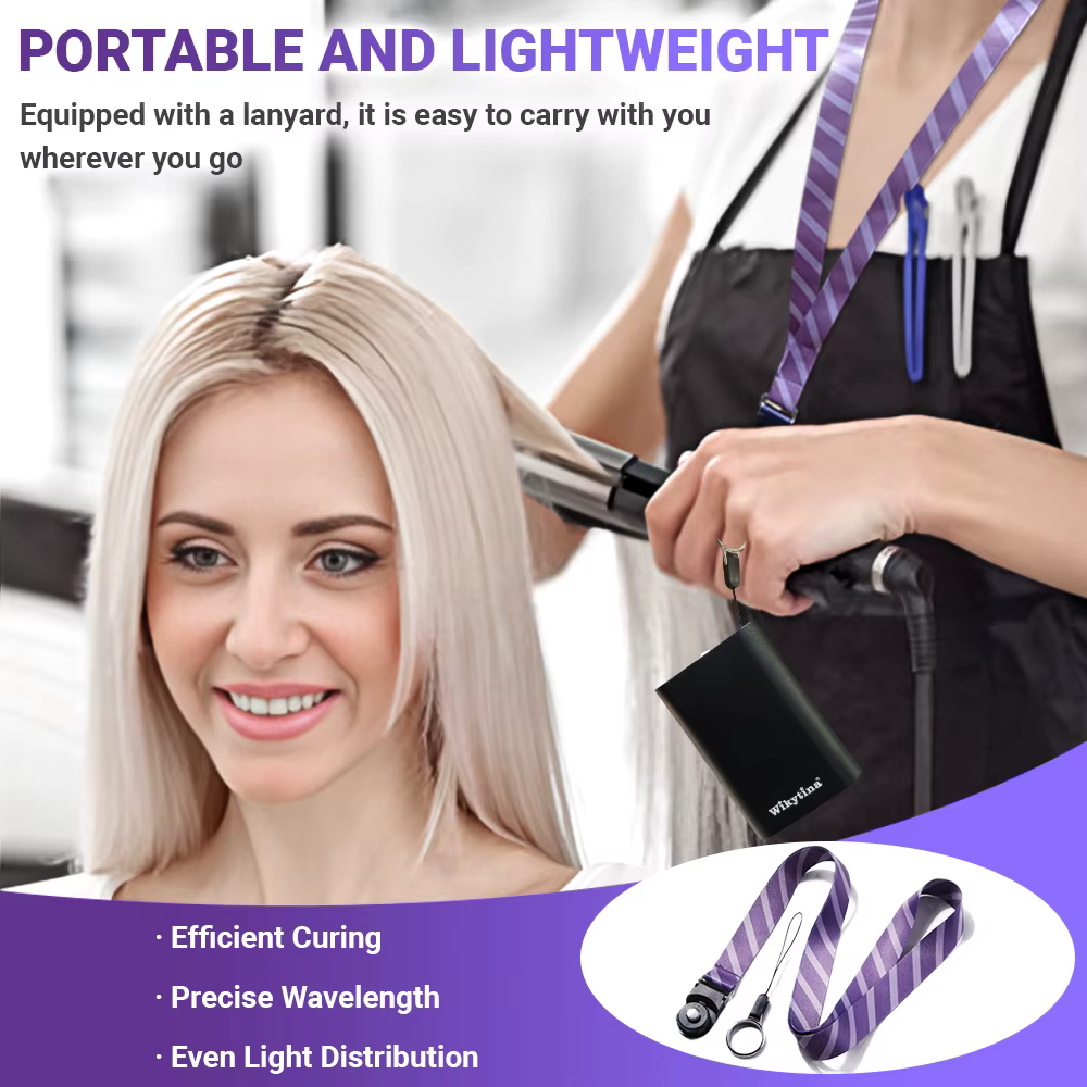 Ensemble d'extensions de cheveux à lumière UV avec outils de colle légère en V et briquet à durcissement pour une coiffure parfaite et des extensions longue durée