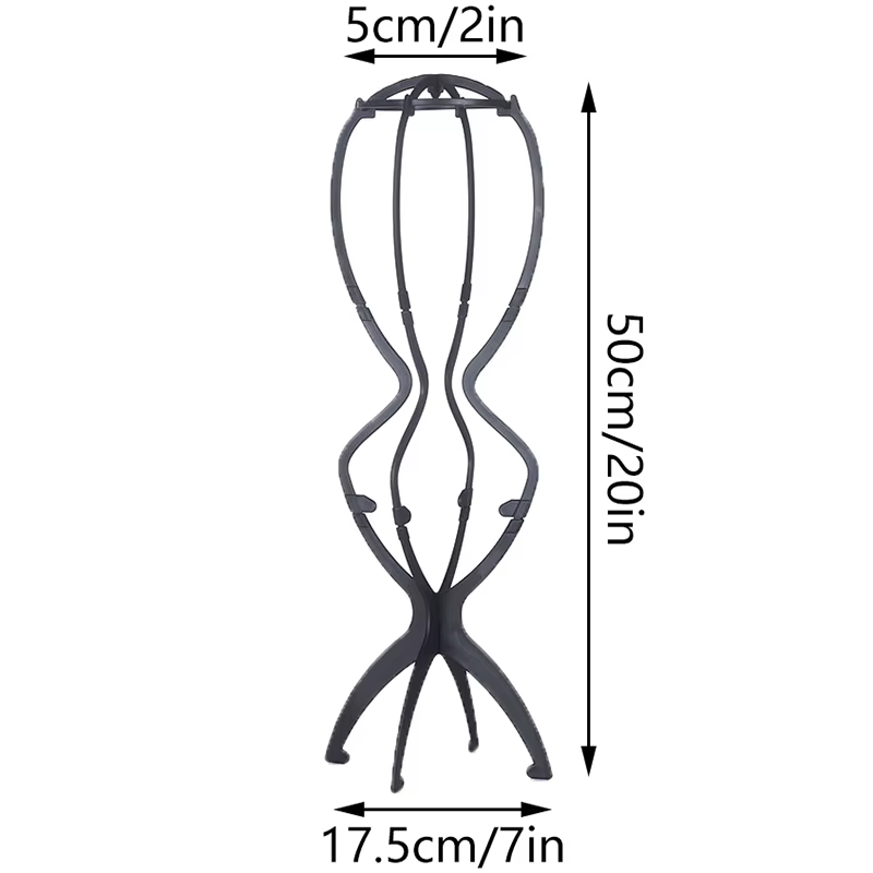 Support de perruque pliable 20 pouces