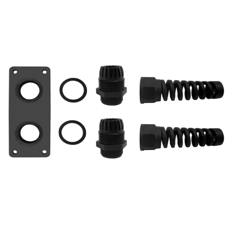 Presse-étoupe marine ISURE avec base en aluminium anodisé, antirouille, anticorrosion, étanche IP68, joint en nylon, écrou de blocage réglable