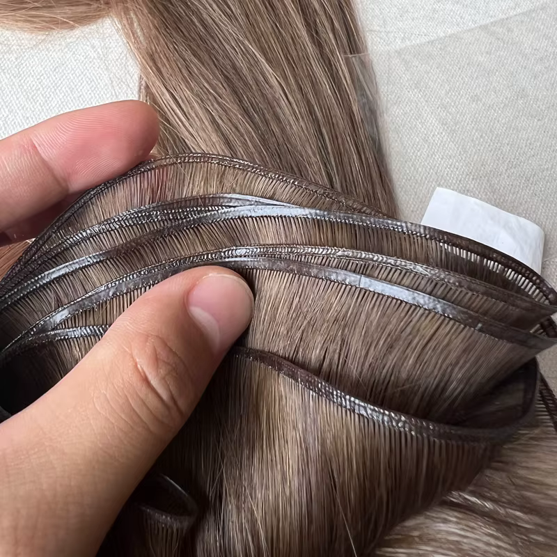Genius trame 100 g/paquet Invisible droite mongole Remy Extensions de cheveux 14-30 pouces paquets