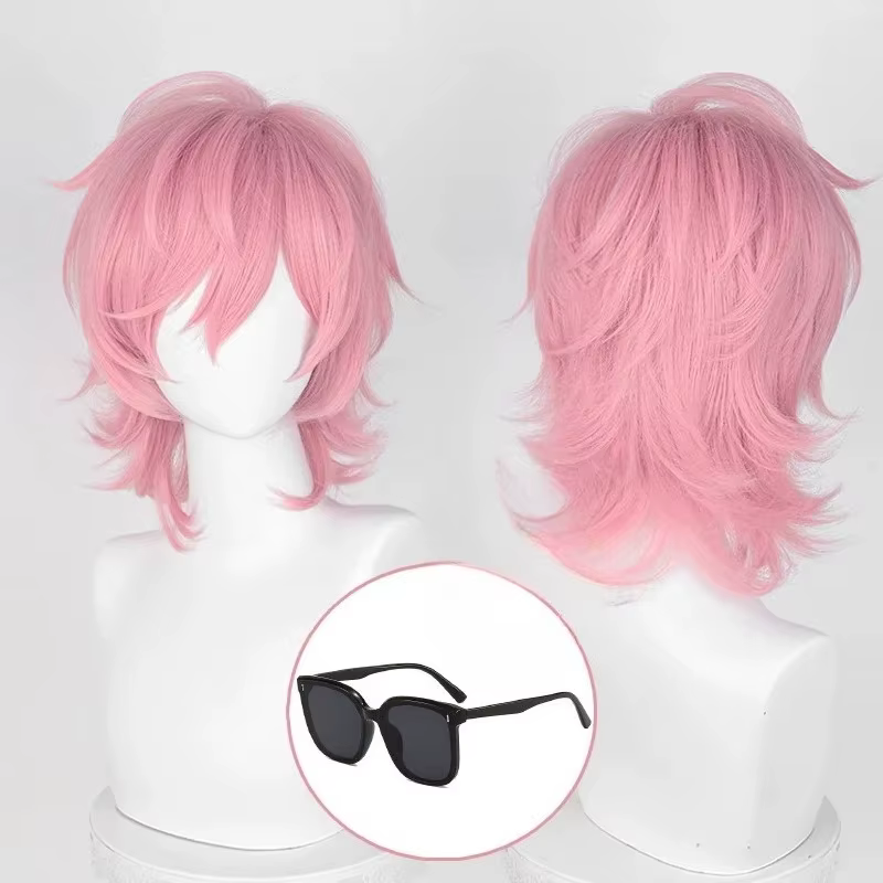 Perruque de cosplay de personnage Yuri Demi-Human Anime - Courte