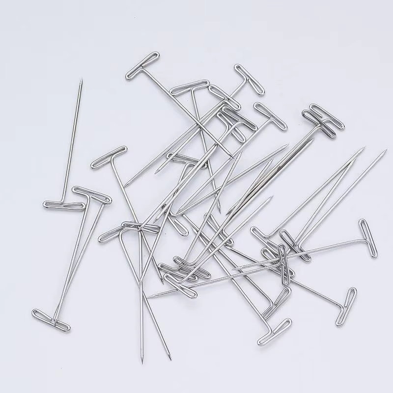 Épingles de fixation pour perruques en forme de T