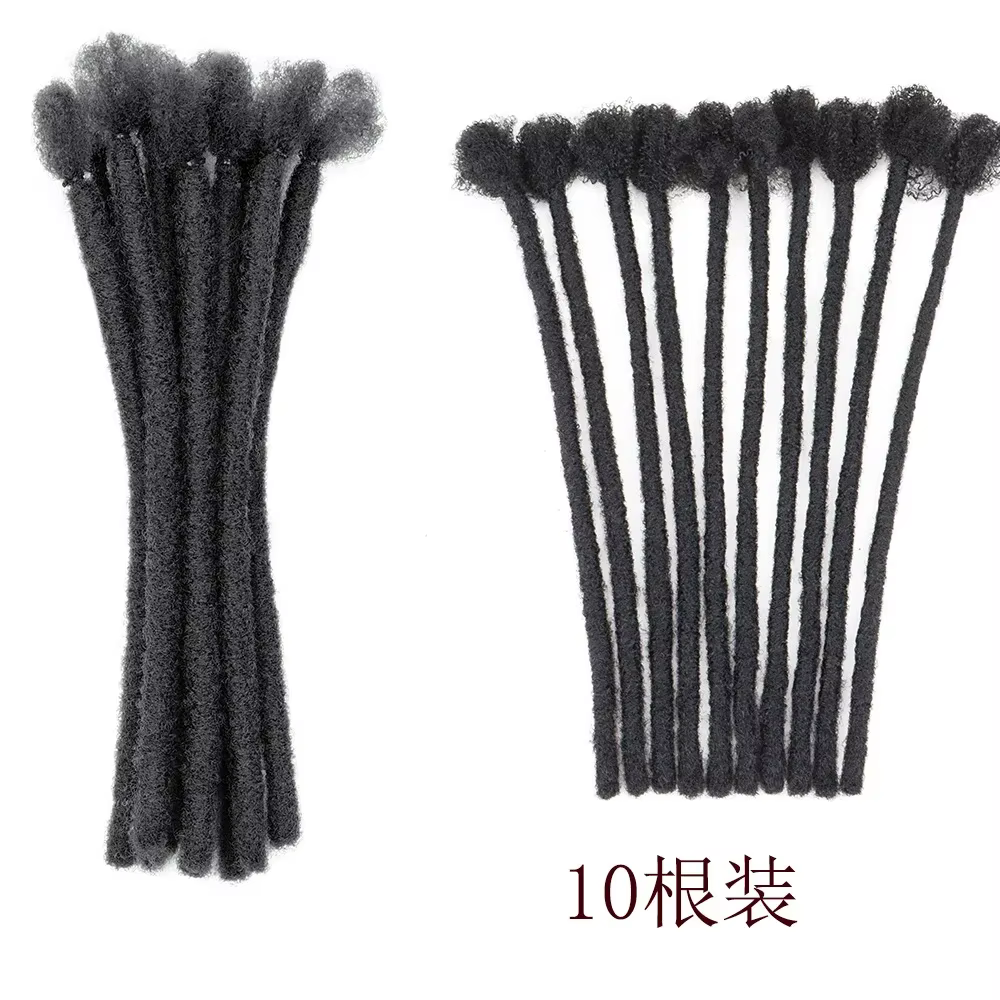 Dreadlocks Extensions synthétiques 8 pouces 10 brins Loc Dreads