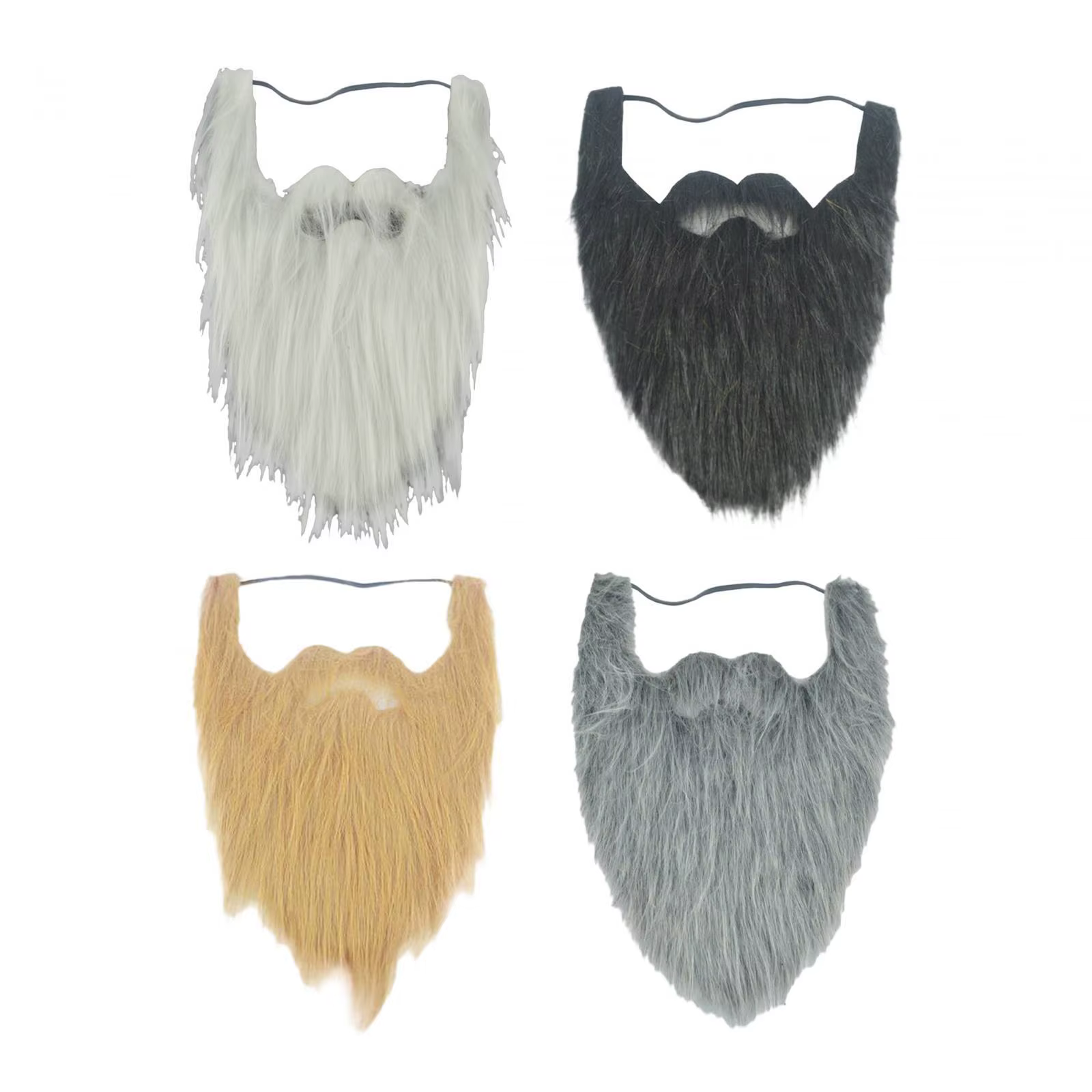 Fausse Barbe du Père Noël avec Corde artificiel astique