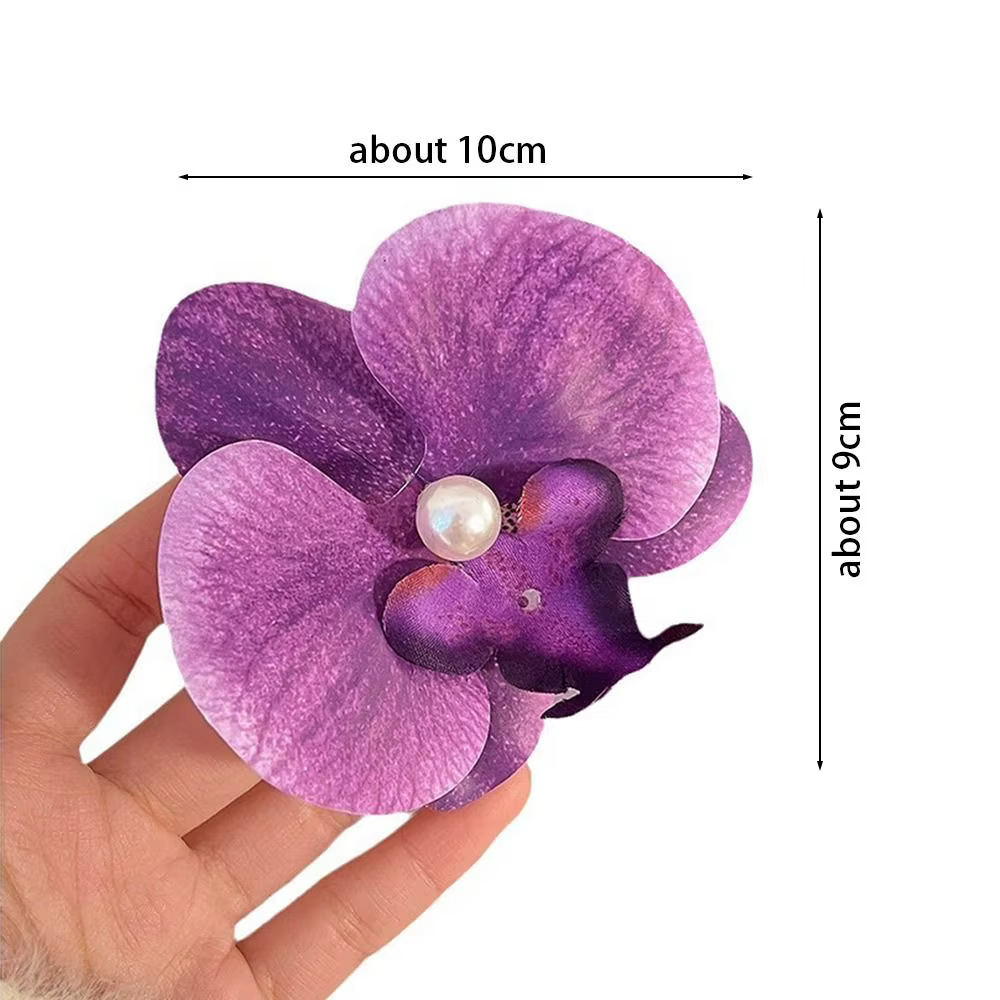Pince à cheveux perle phalaenopsis