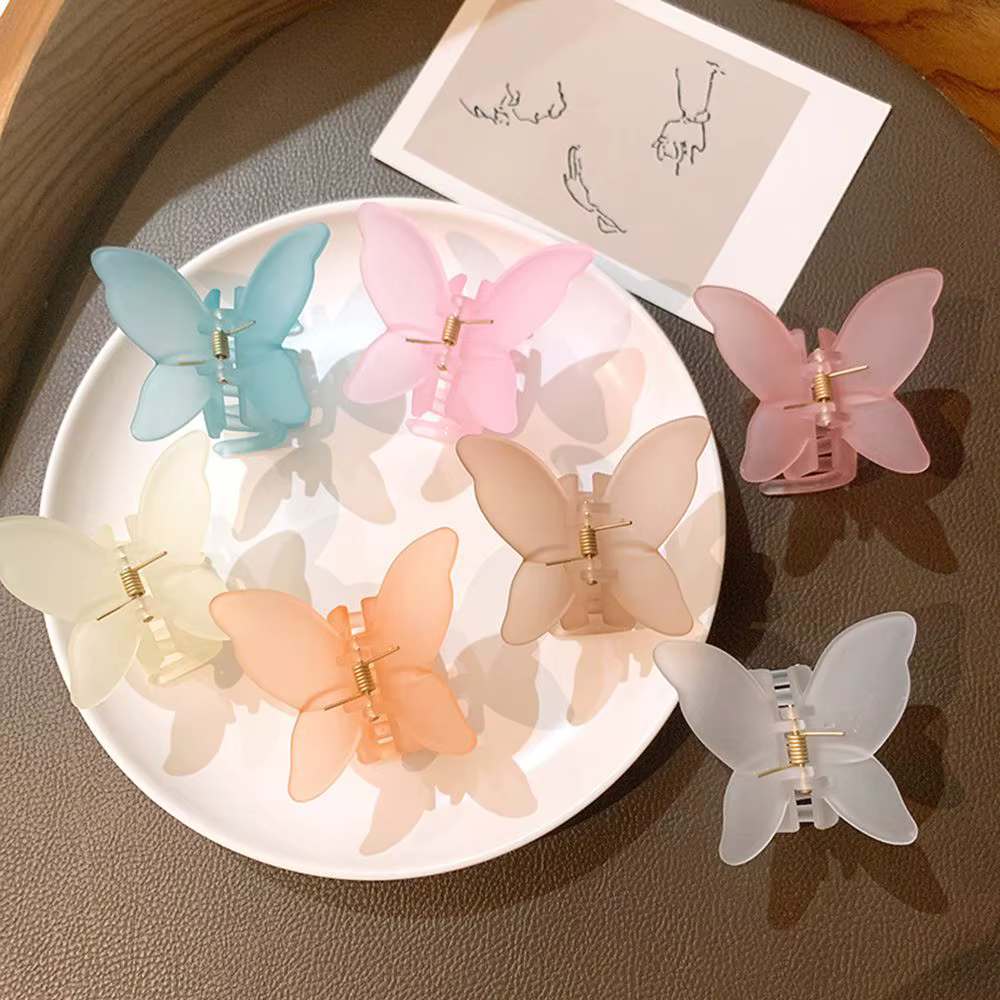 Pince à cheveux papillon pour femmes et filles