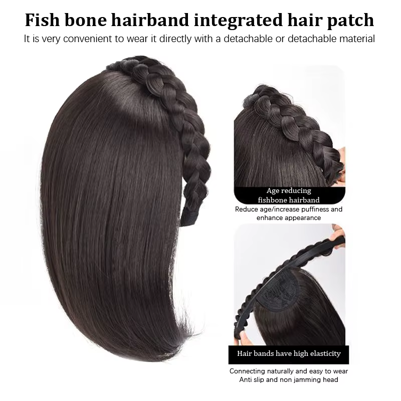 Perruque pour femme, cheveux courts