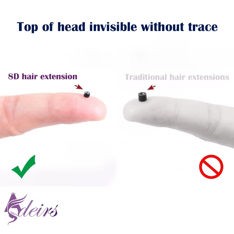 Extensions de Cheveux à Pointe 8D