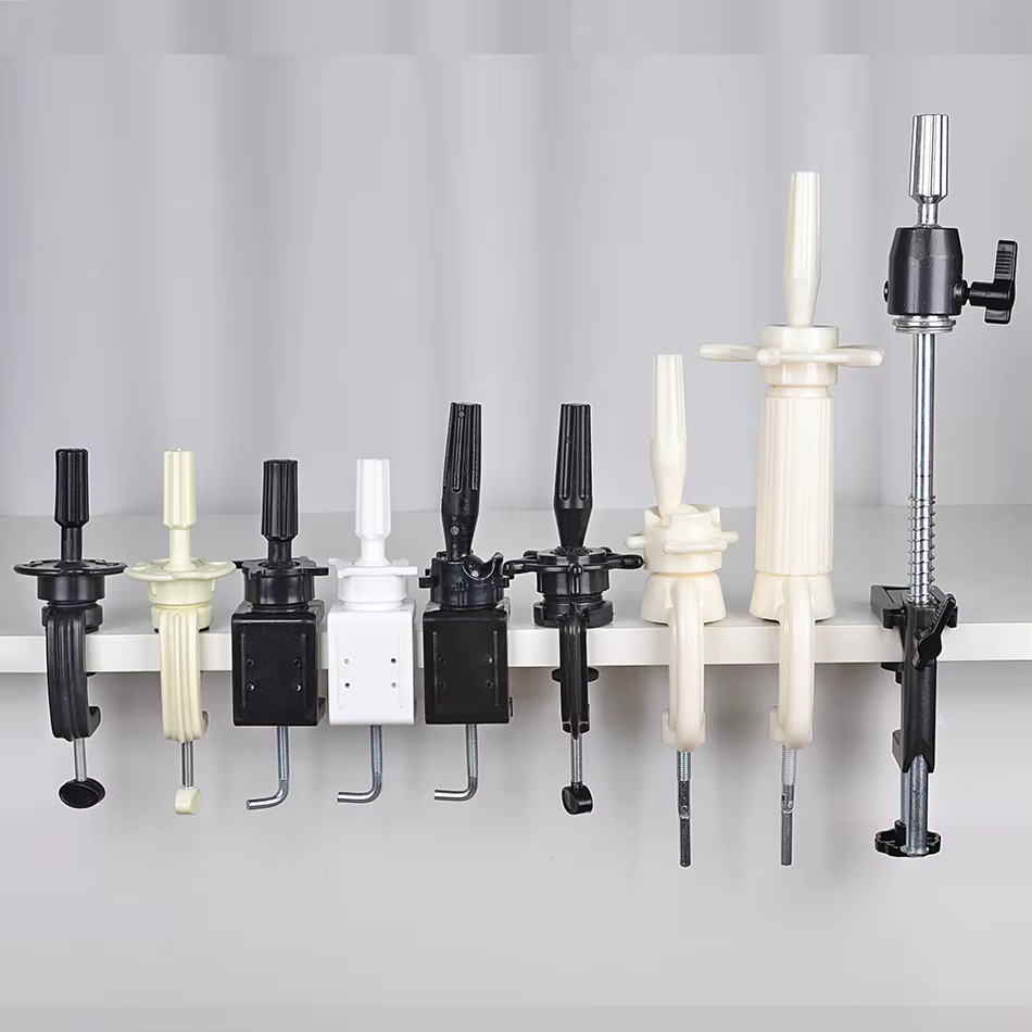 Support de tête de perruque à pince de table, support de tête de mannequin d'entraînement réglable en plastique, outils et accessoires capillaires