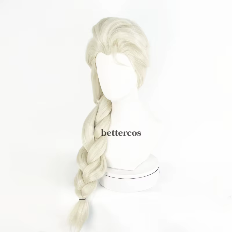 Perruque Elsa synthétique tressée Blonde