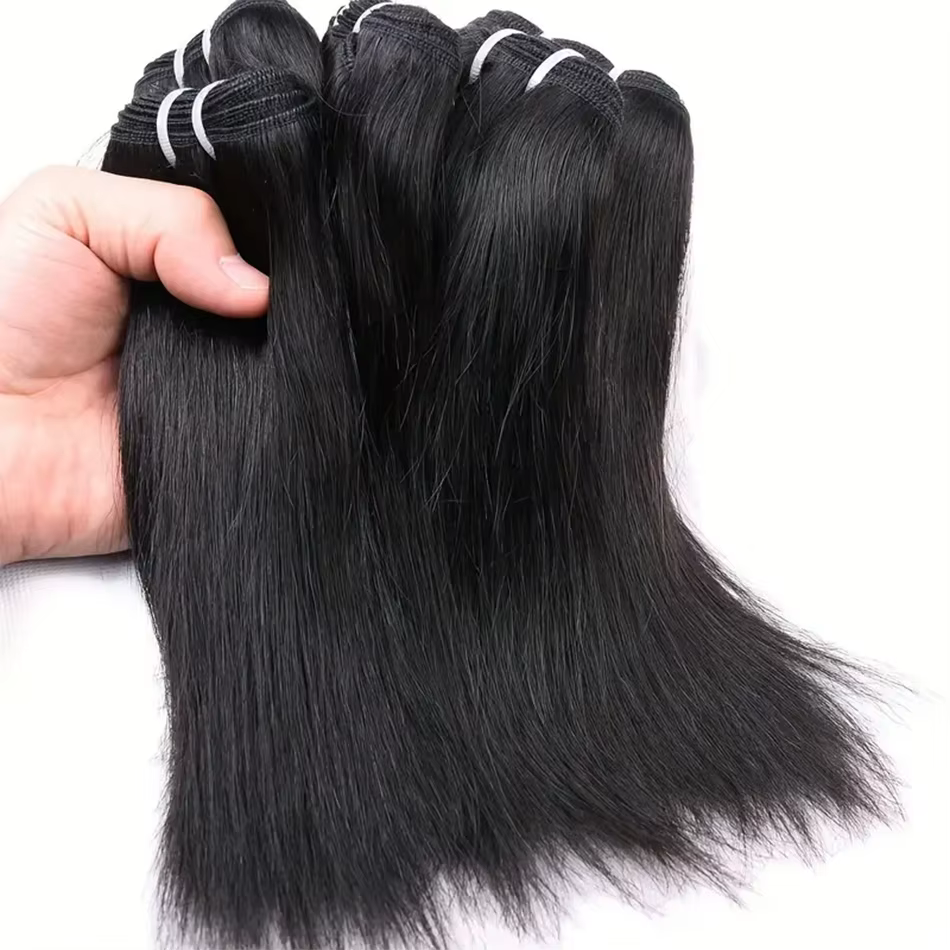 Paquets droits cheveux humains