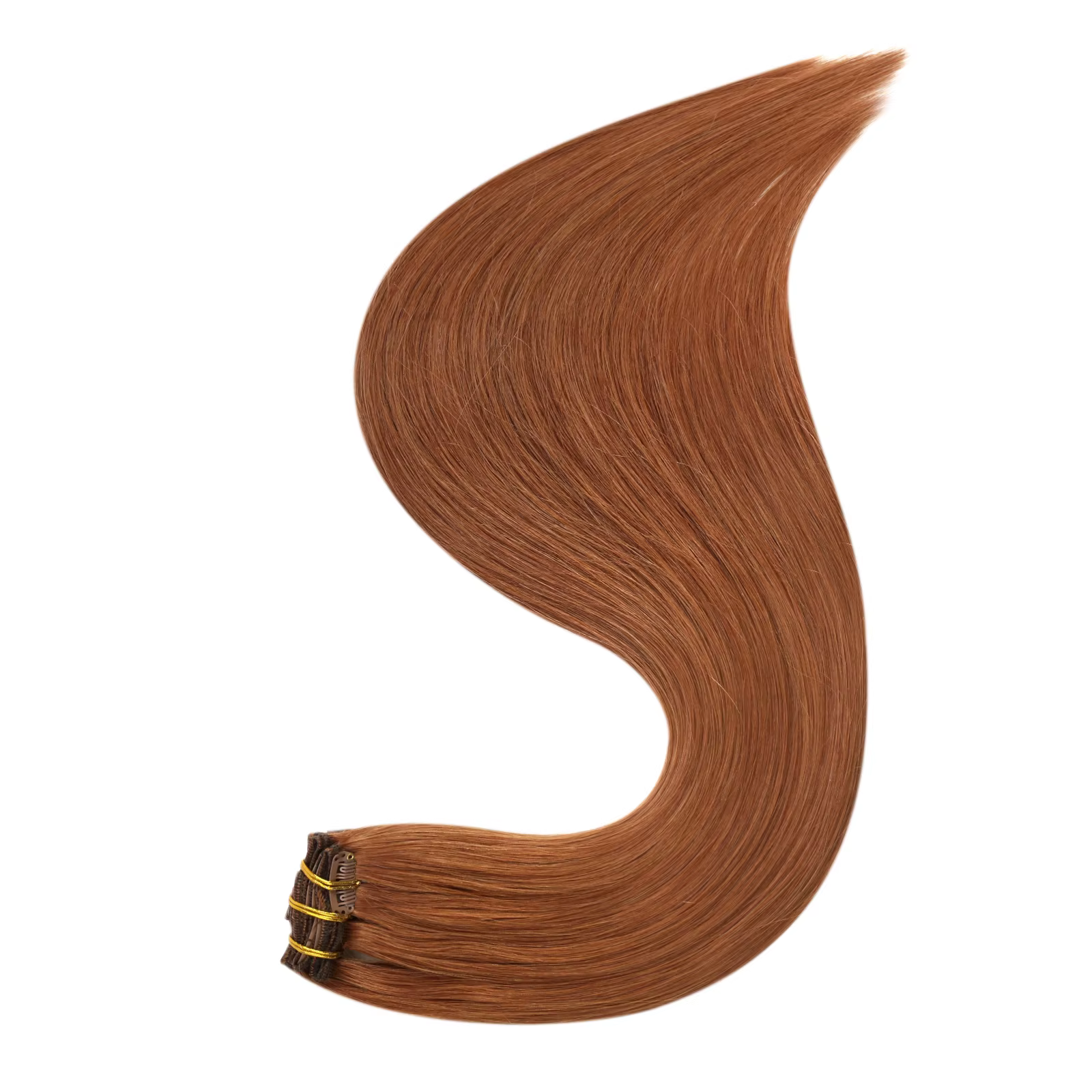 Ugeat-Extensions de cheveux humains à clipser