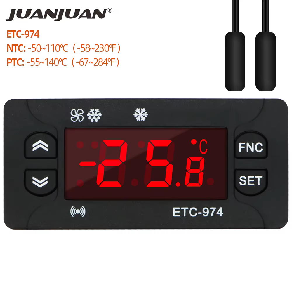 Régulateur de température ETC-974 micro-ordinateur 220V numérique Mini ThermoandreSotchi thermorégulateur Thermocouple NTC capteur de touristes