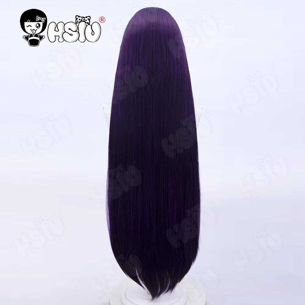 Saimori-Perruque Cosplay en Fibre Synthétique Ultraviolette