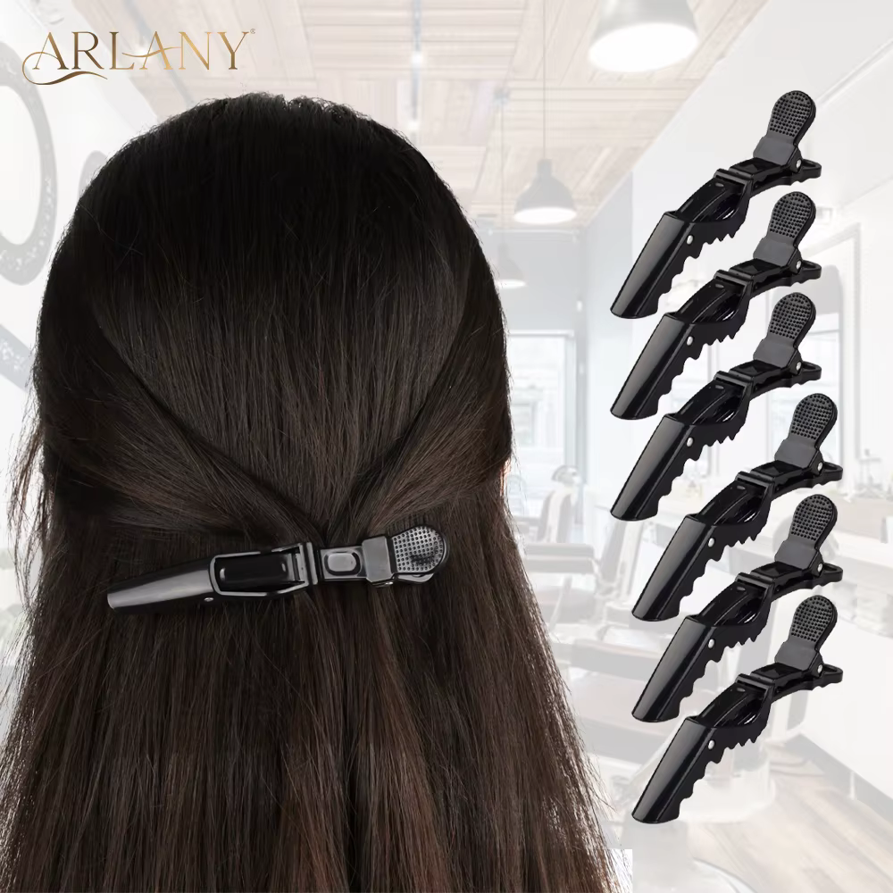 ARLANY Allogator pinces à cheveux couleurs mates 6 pièces