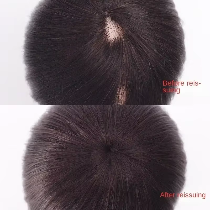 Toppers de cheveux humains de réparation de cheveux supérieurs légers