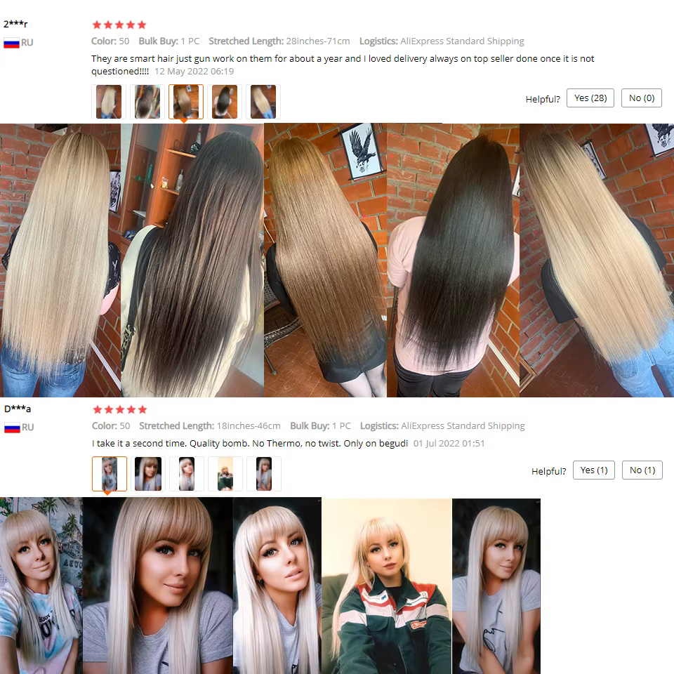 Extensions de Cheveux Synthétiques Naturels Yaki Rose Fantaisie 30 Pouces Lisses Comme des Baguettes 150g 200g Couleur Châtain Orange Cuivré