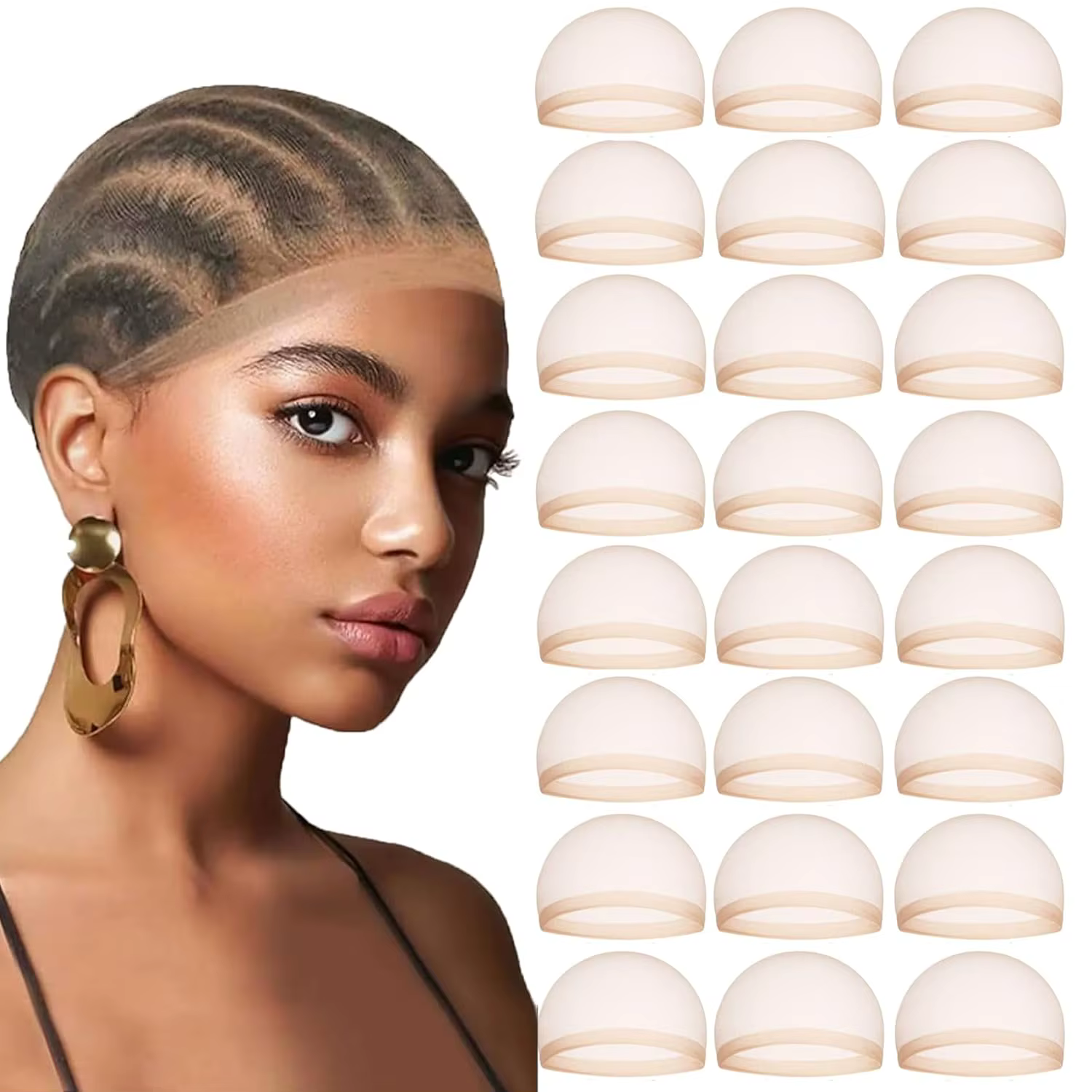 Bonnet de perruque HD pour femmes