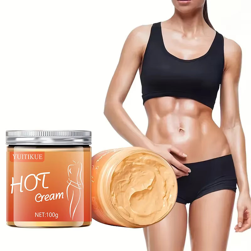 Crème raffermissante chaude 100g - partenaire d'entraînement, resserre la poitrine/bras/abdomen, hydrate et augmente la confiance, formule douce
