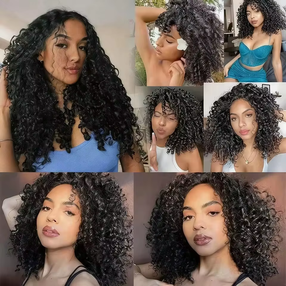 Extensions de cheveux humains à double trame