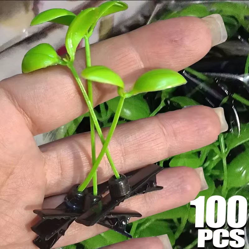 Pinces à cheveux mignonnes en forme de pousses de haricots