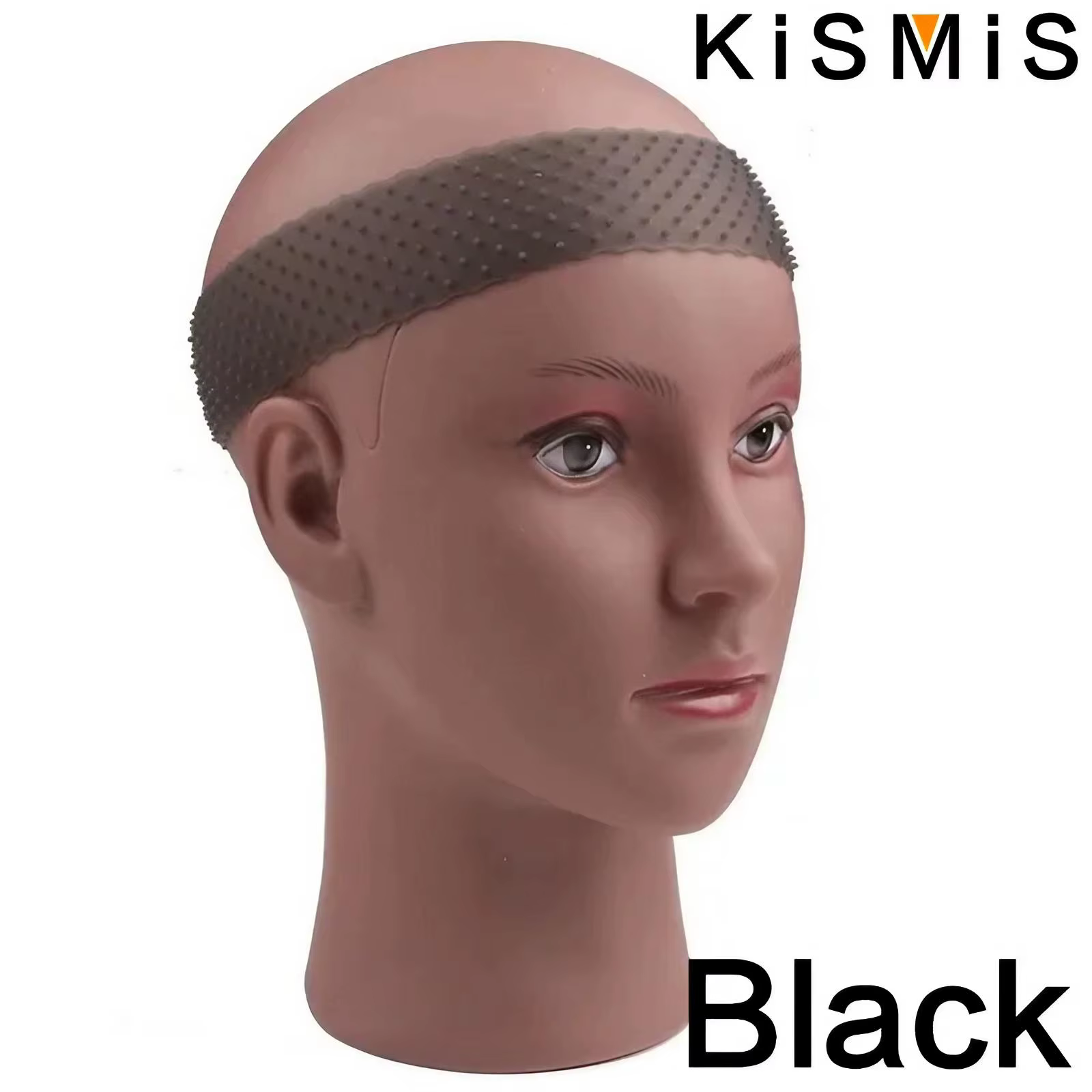 KISMIS 1PC bandeau réglable Silicone perruque bande pour dentelle frontale perruques