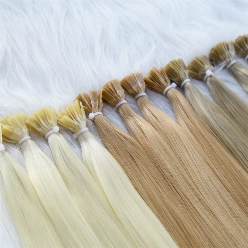Meilleures extensions de cheveux à la kératine à pointe plate 100%