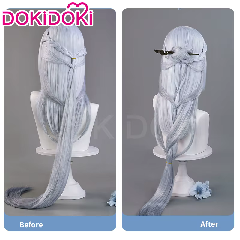 Frostflower Dew Shenhe Wig